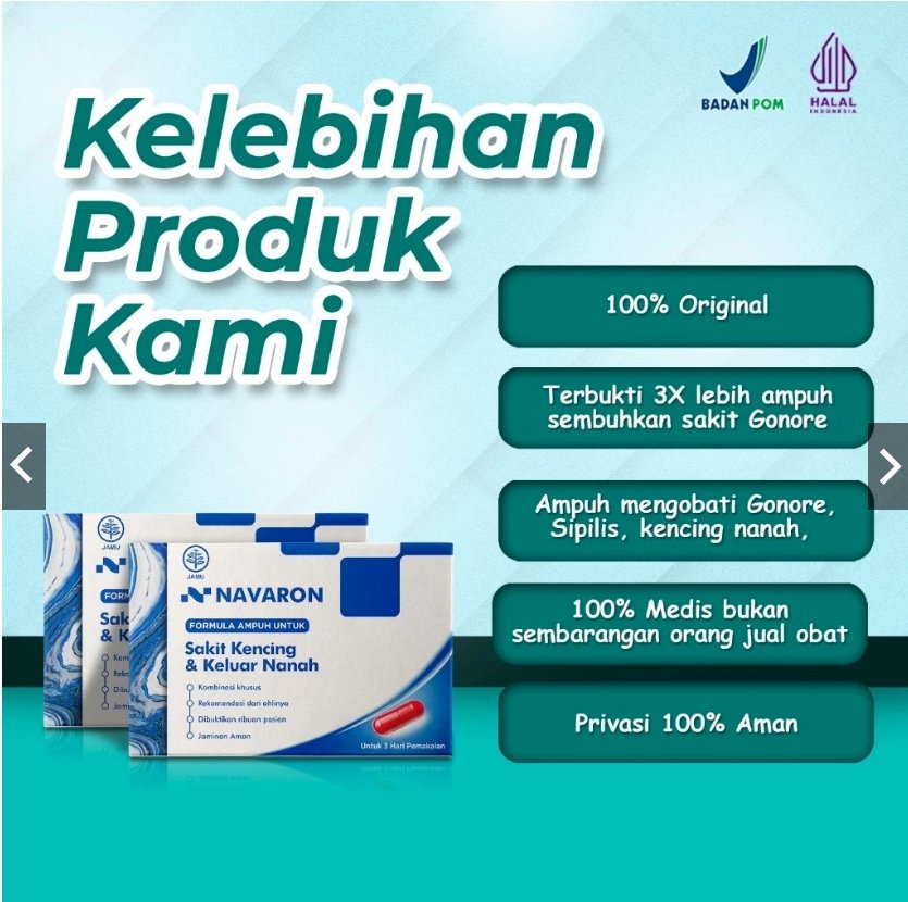 Navaron Formula Ampuh Untuk Obat Sakit Kencing dan Keluar Nanah