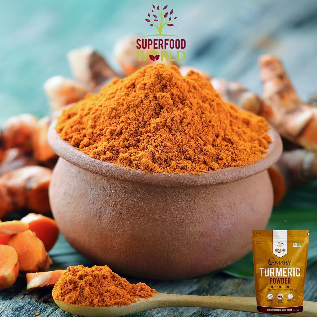 Organic Turmeric Powder – SUPERFOOD WORLD Organic Turmeric Powder – SUPERFOOD WORLD