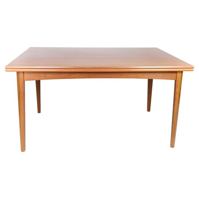 Teak Expandable Dining Table Dutch, 1960 For Sale at 1stDibs | dutch ... Meja jati belanda