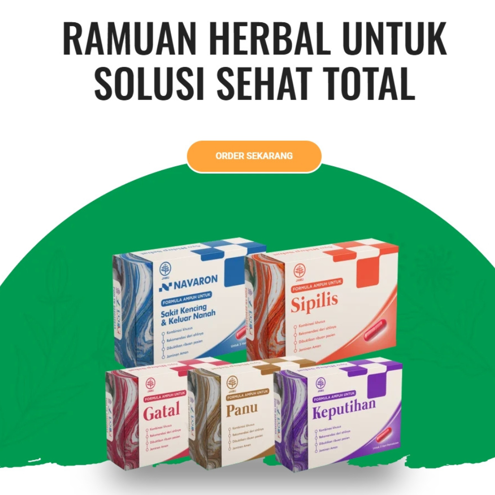 Paket Komplit Herbal Navaron Solusi Sehat Total untuk Keluhan Kencing, Sipilis, Keputihan, Gatal, dan Panu